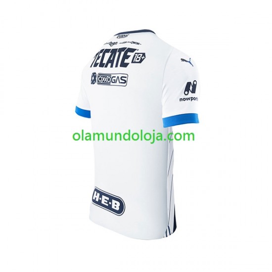 Camisola CF Monterrey Homem Equipamento Segundo 2023-2024 Manga Curta